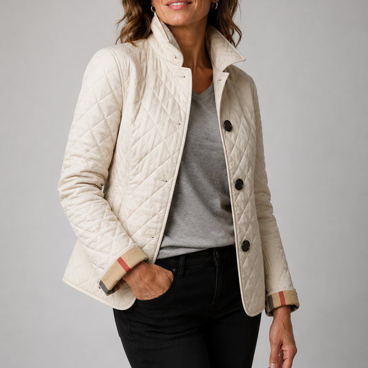 Giacca Donna Leggera Trapuntata Beige