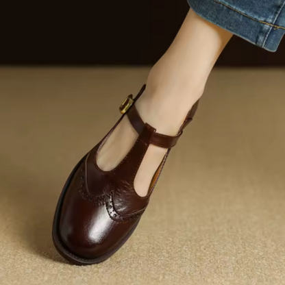 Scarpe Mary Jane Donna con Cinturino e Tacco Basso