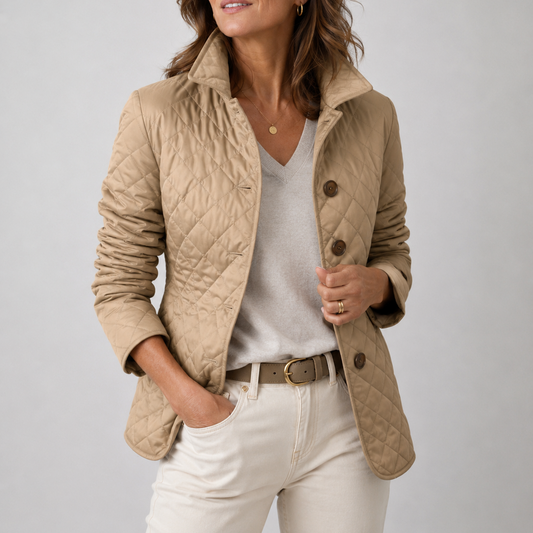 Giacca Donna Leggera Trapuntata Beige
