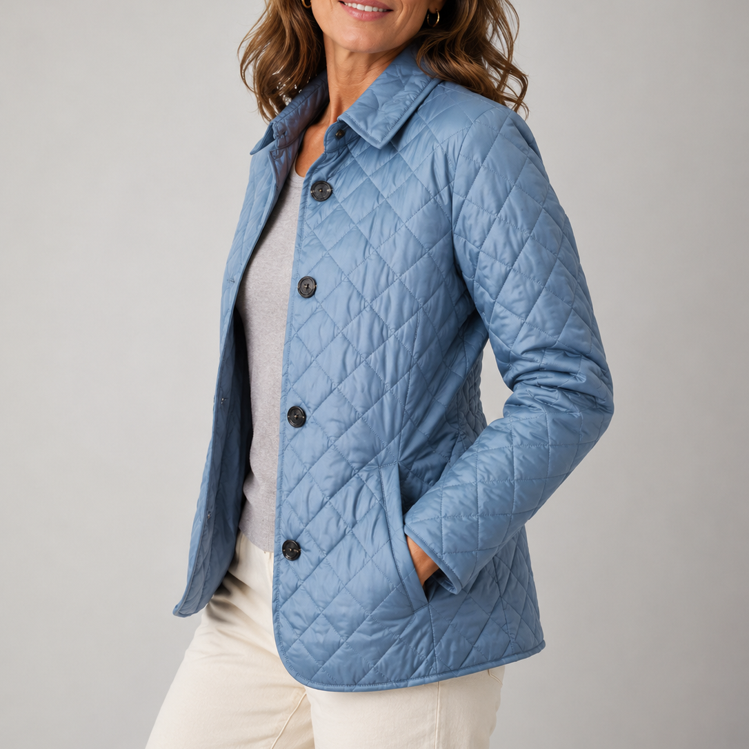 Giacca Donna Leggera Trapuntata Beige