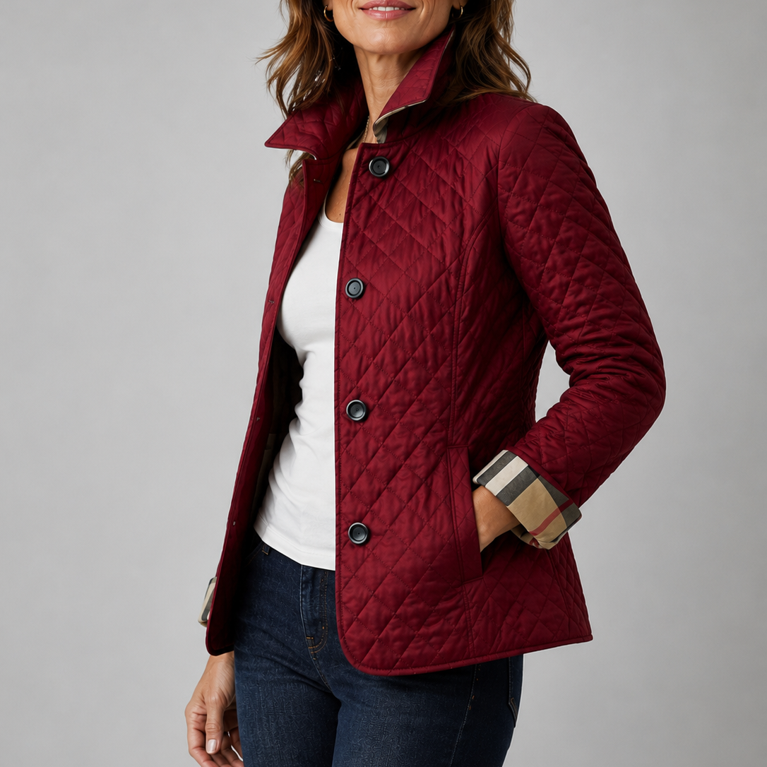 Giacca Donna Leggera Trapuntata Beige
