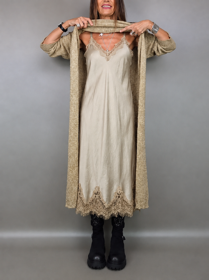 Completo elegante Beige