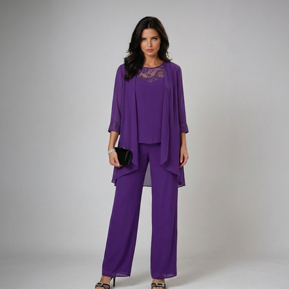 Completo Elegante Donna a Tre Pezzi
